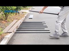 Assoalho composto de gravação de madeira da plataforma do Decking da textura WPC do assoalho 3D impermeável