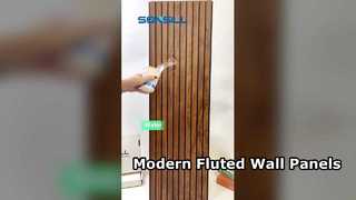 Painel de parede de teto canelado em PVC 8