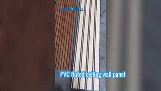 Painel de parede de teto canelado em PVC 2