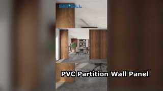 Painel de parede divisória de PVC